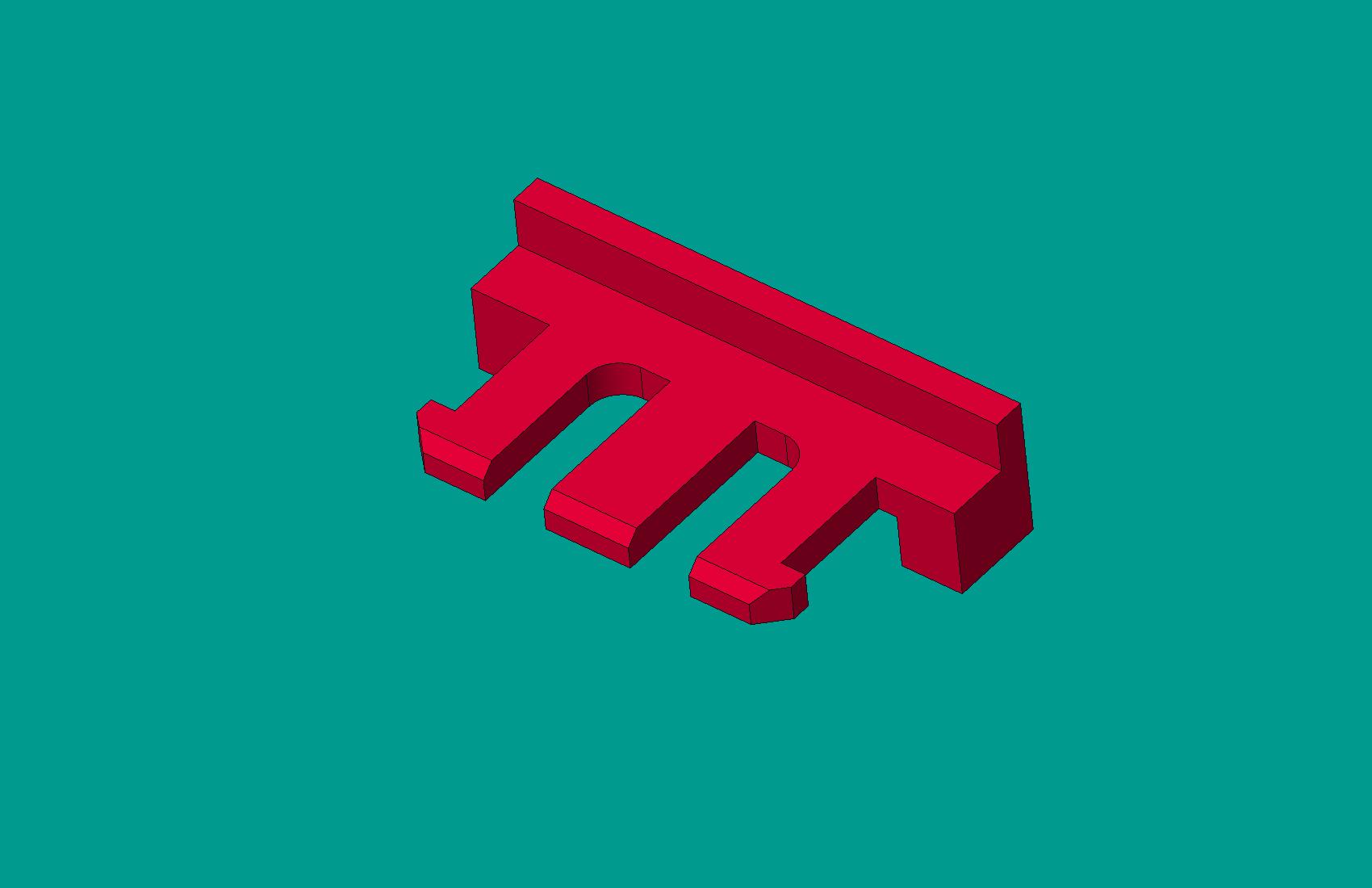 2.0間距，A2008S-3鎖片紅色