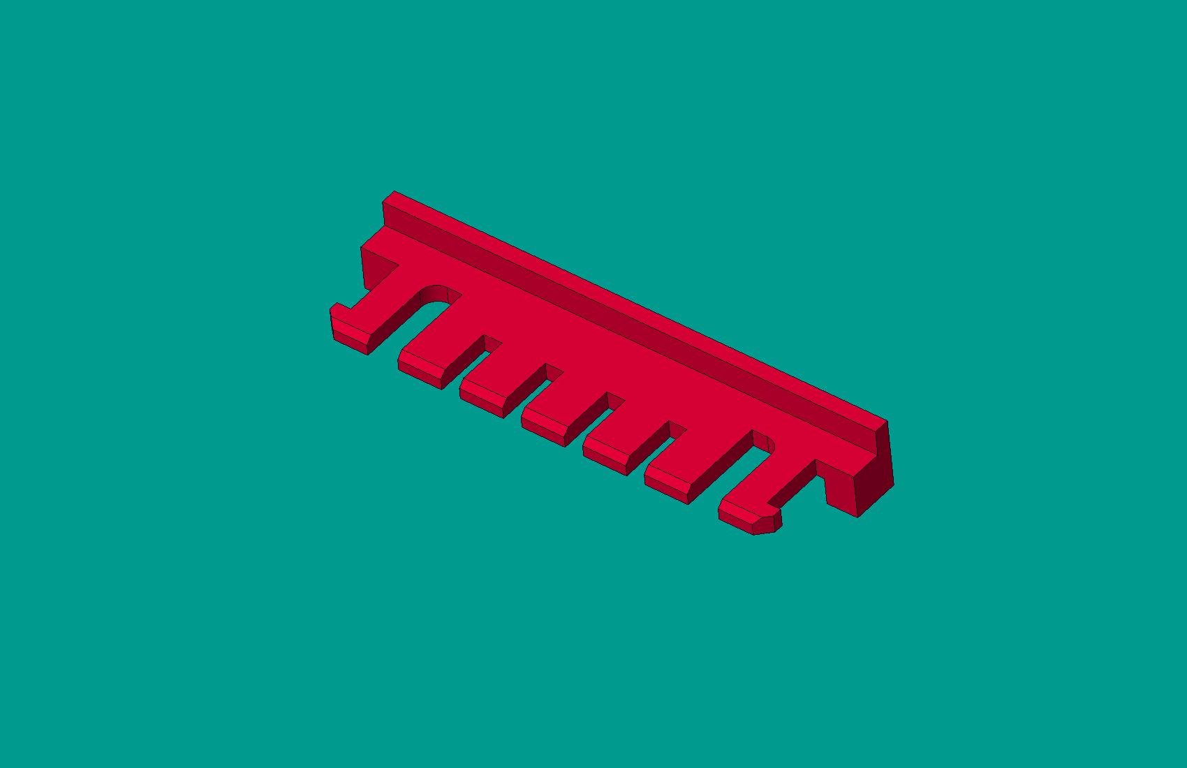 2.0間距，A2008S-7鎖片紅色