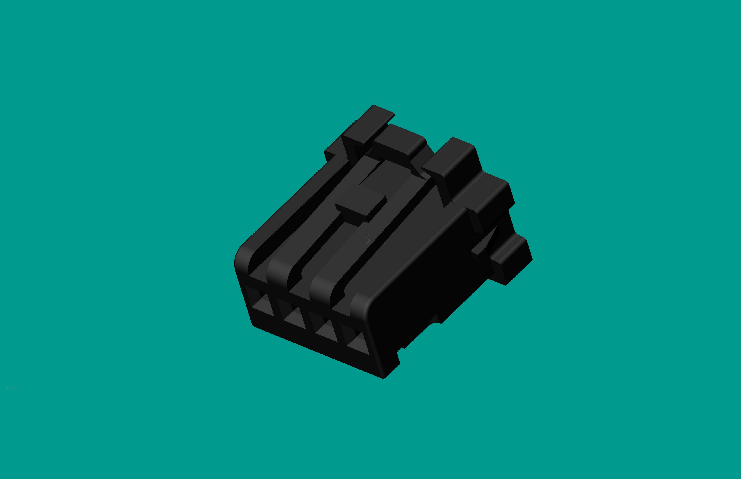 2.0間距，PNIRP-04V-S黑色