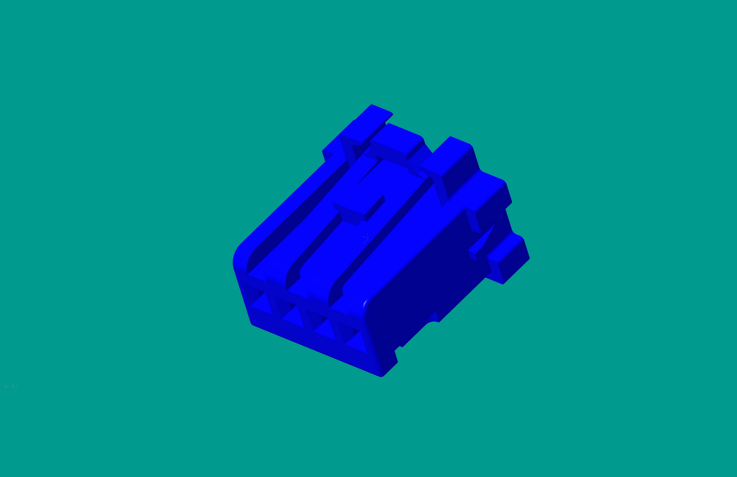 2.0間距，PNIRP-04V-S藍色
