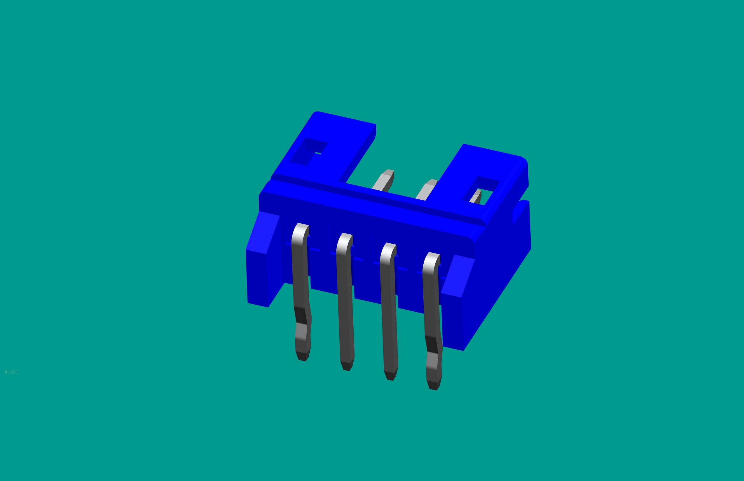 PH-4QA（有保護腳）藍色，普通PA66