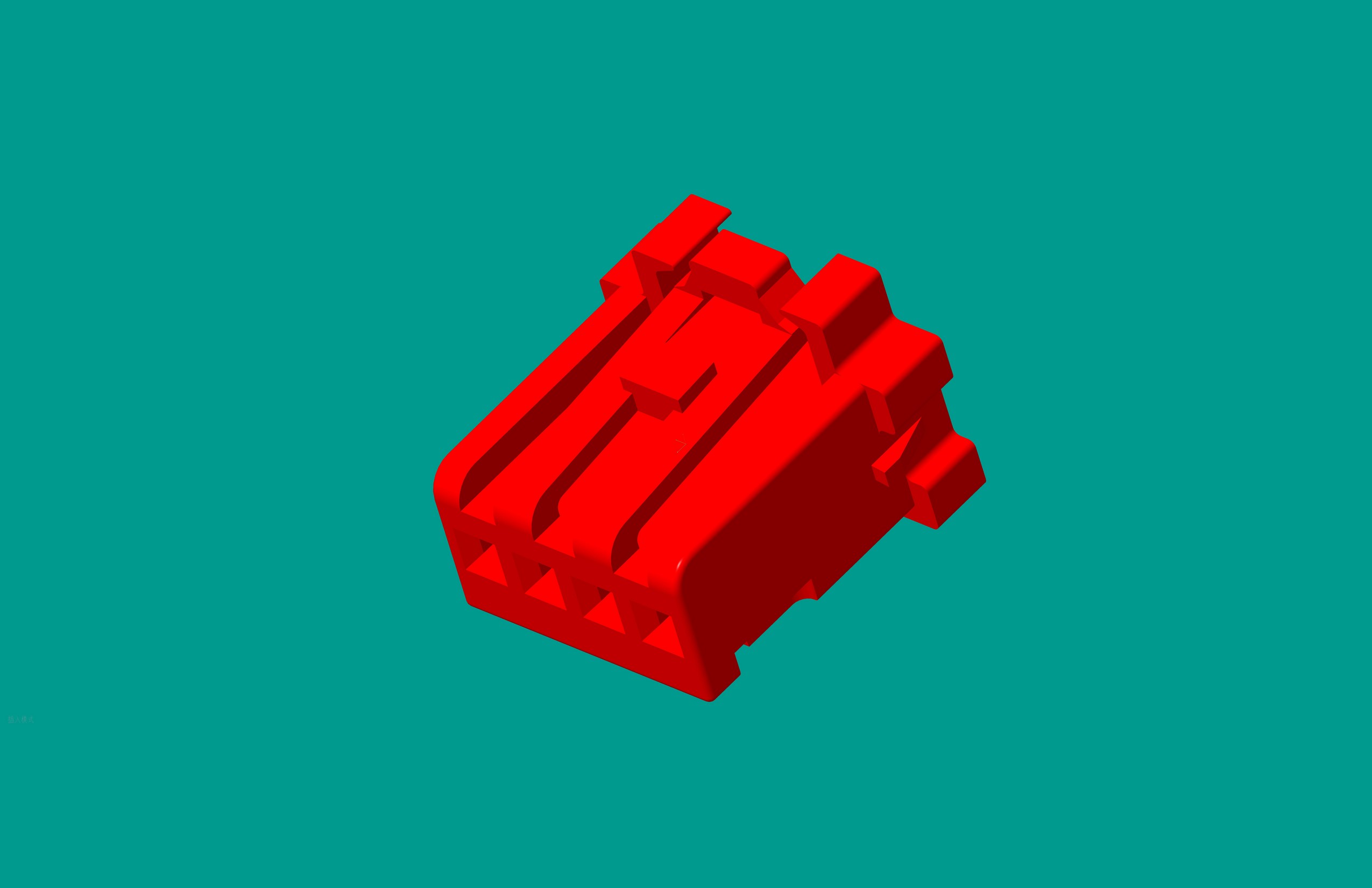 2.0間距，PNIRP-04V-S紅色