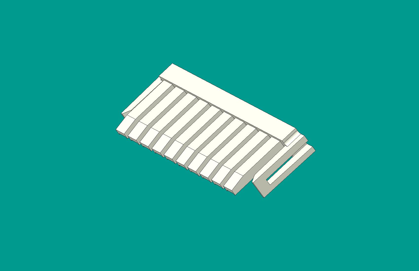 2.0間距，PNIS-10V鎖片