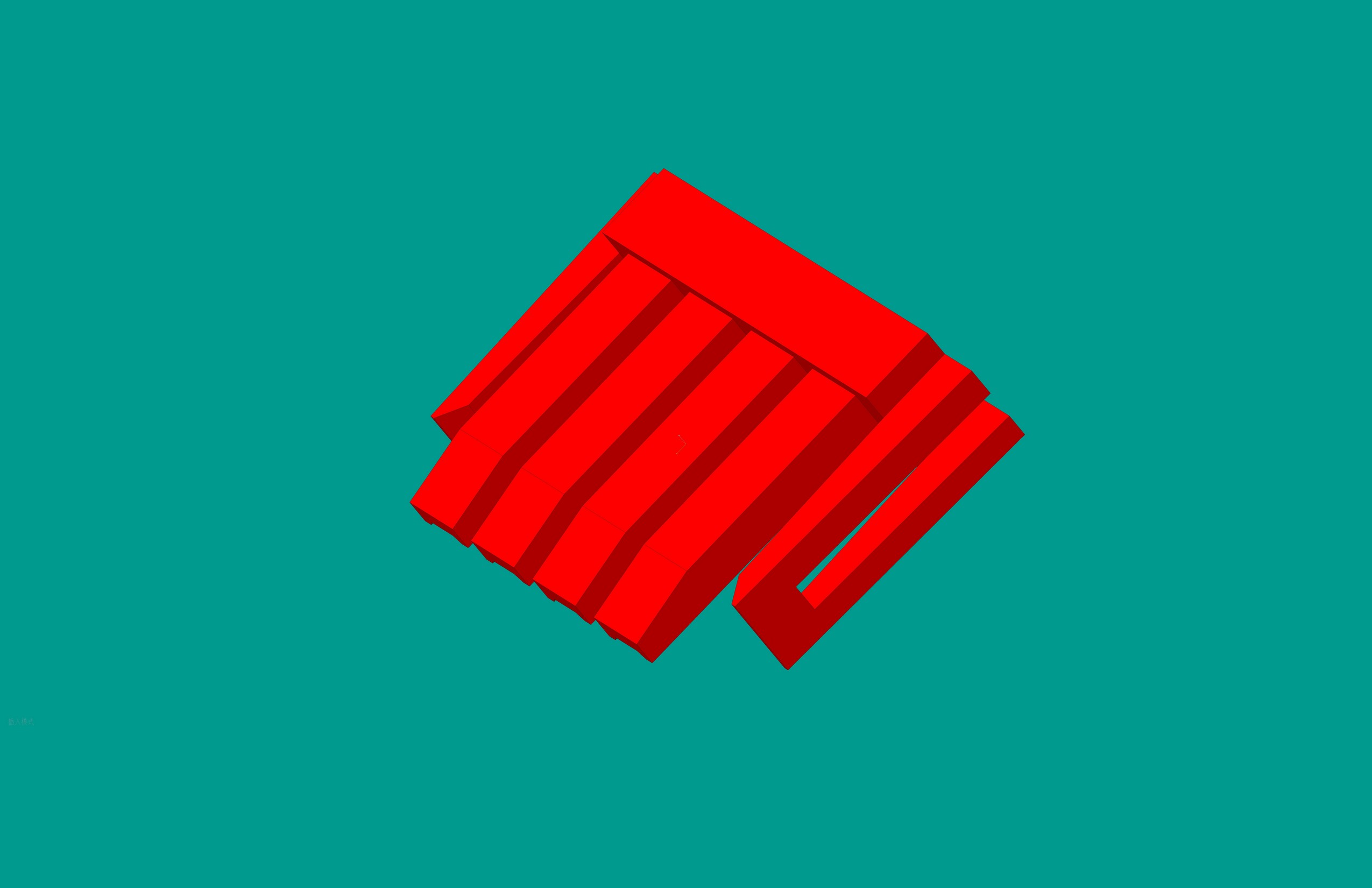 2.0間距，PNIS-04V鎖定片/紅色/