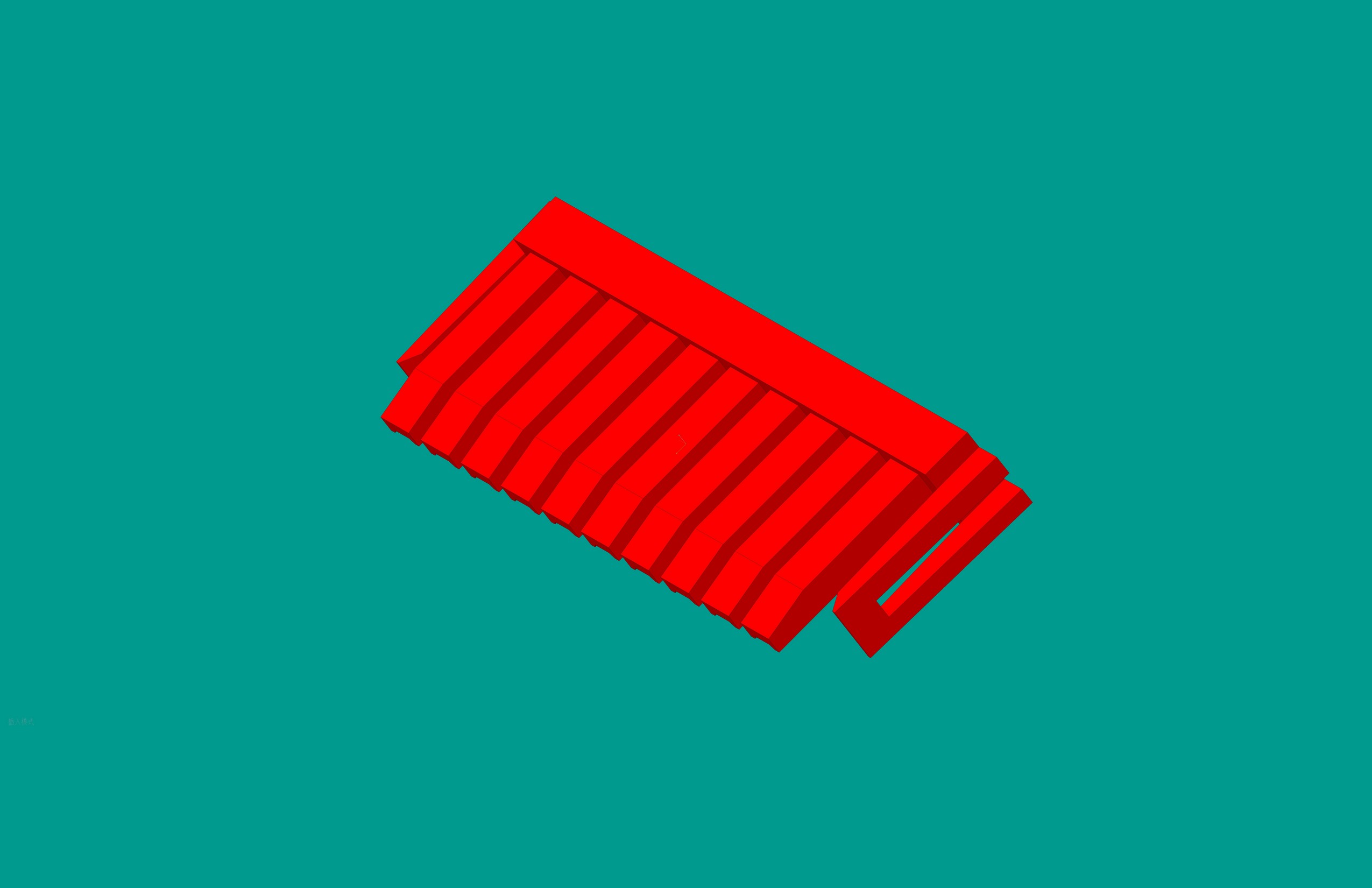 2.0間距，PNIS-10V鎖定片/紅色/