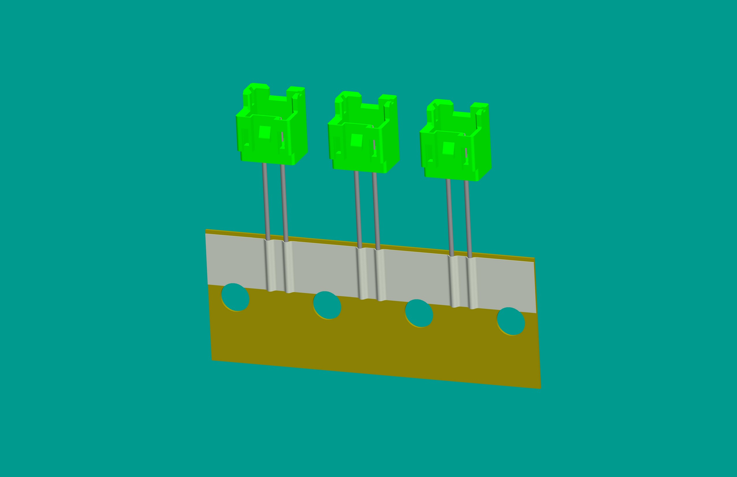 B02B-XASK-2A編帶針座（綠色）