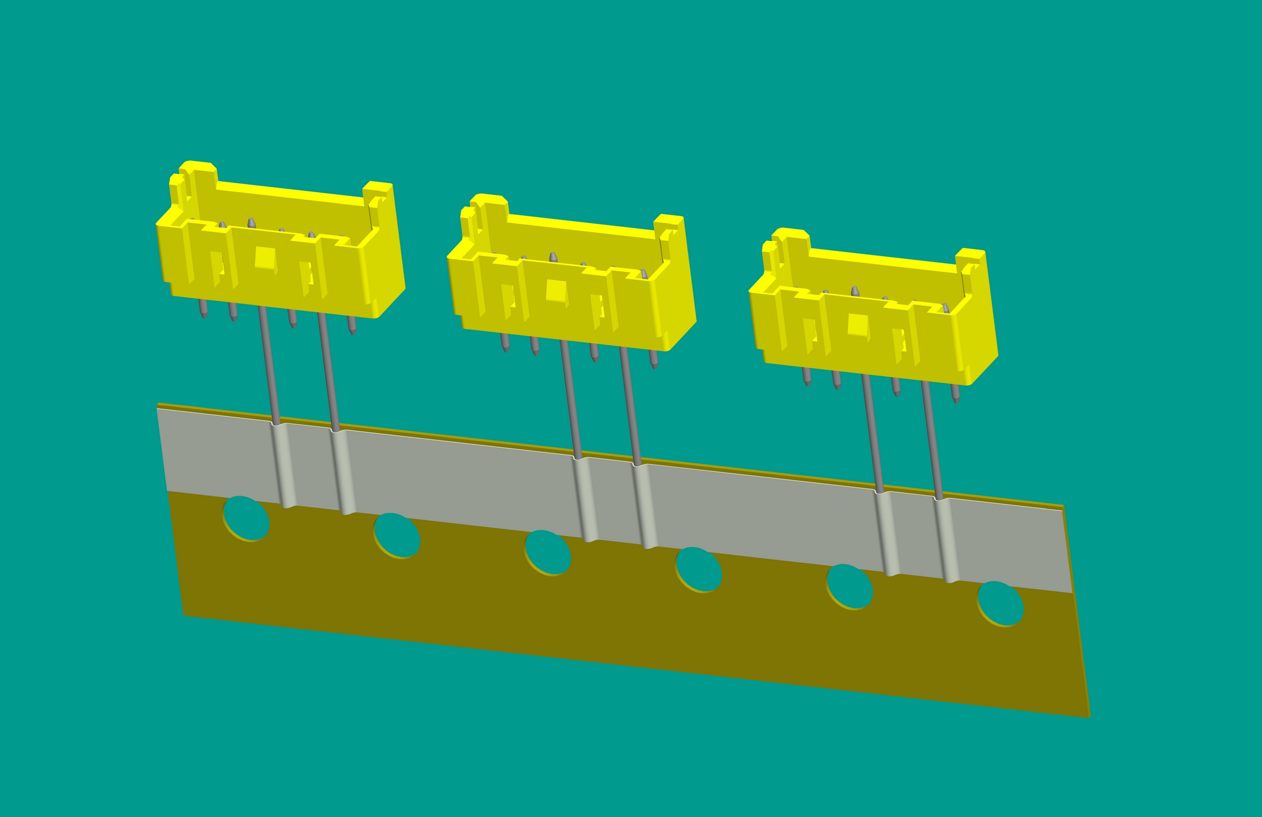 XA-6A編帶針座（黃色）