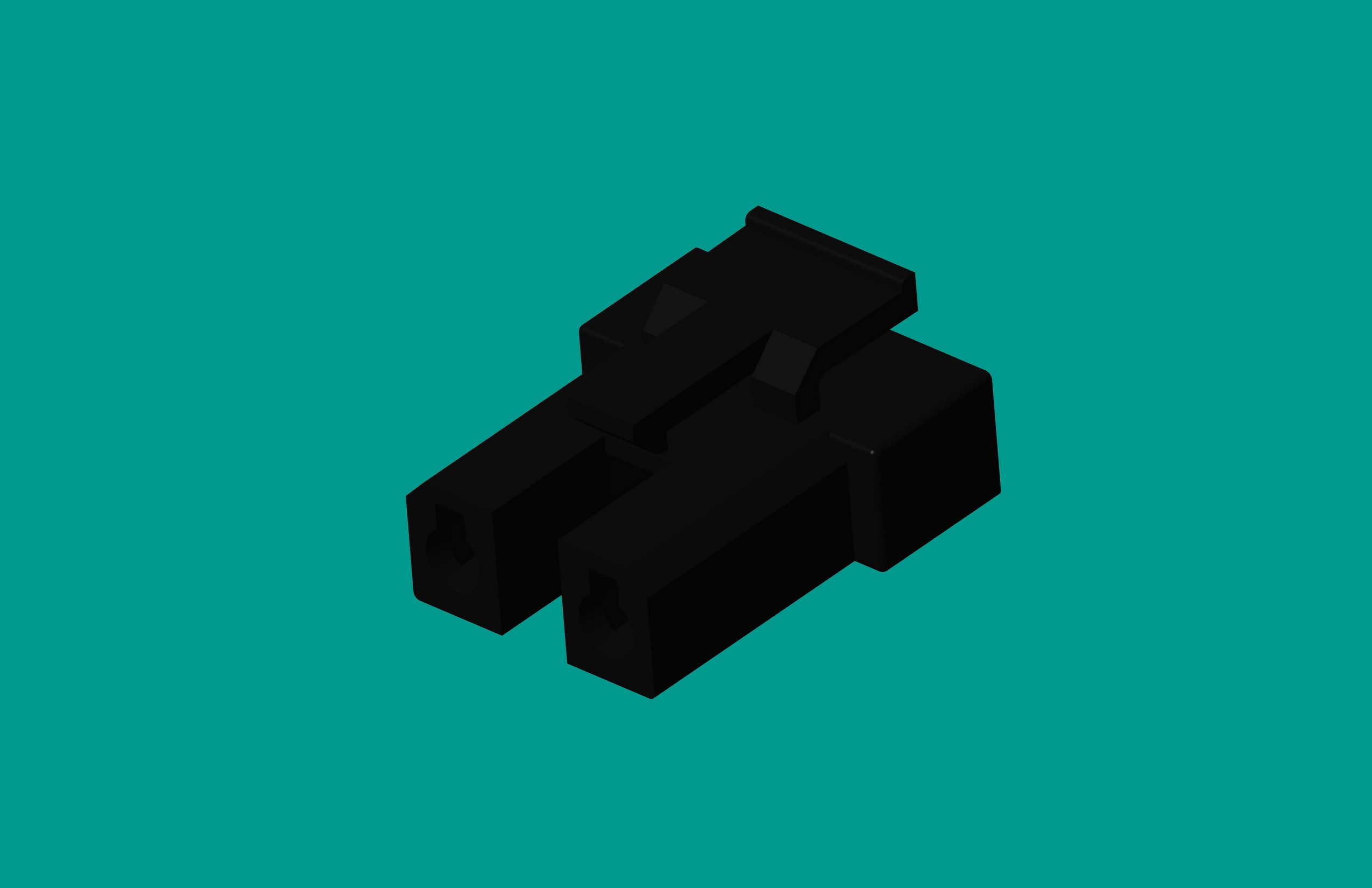 2.1洗衣機(jī)塑件-2孔黑色-高灼熱絲