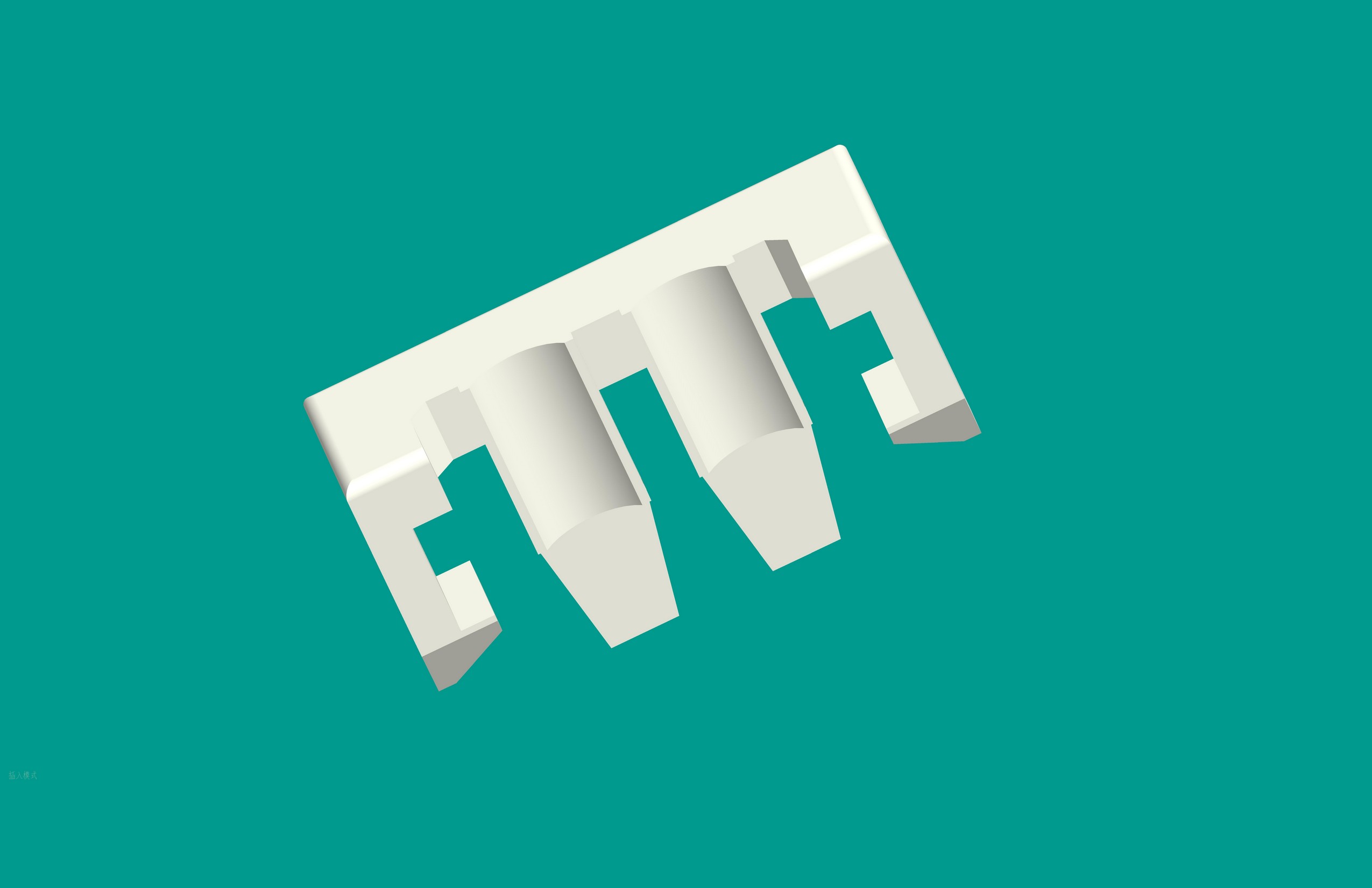 XH反扣鎖片-2S白色