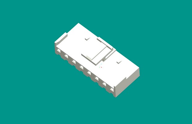 VH-8Y帶槽鎖片型白色