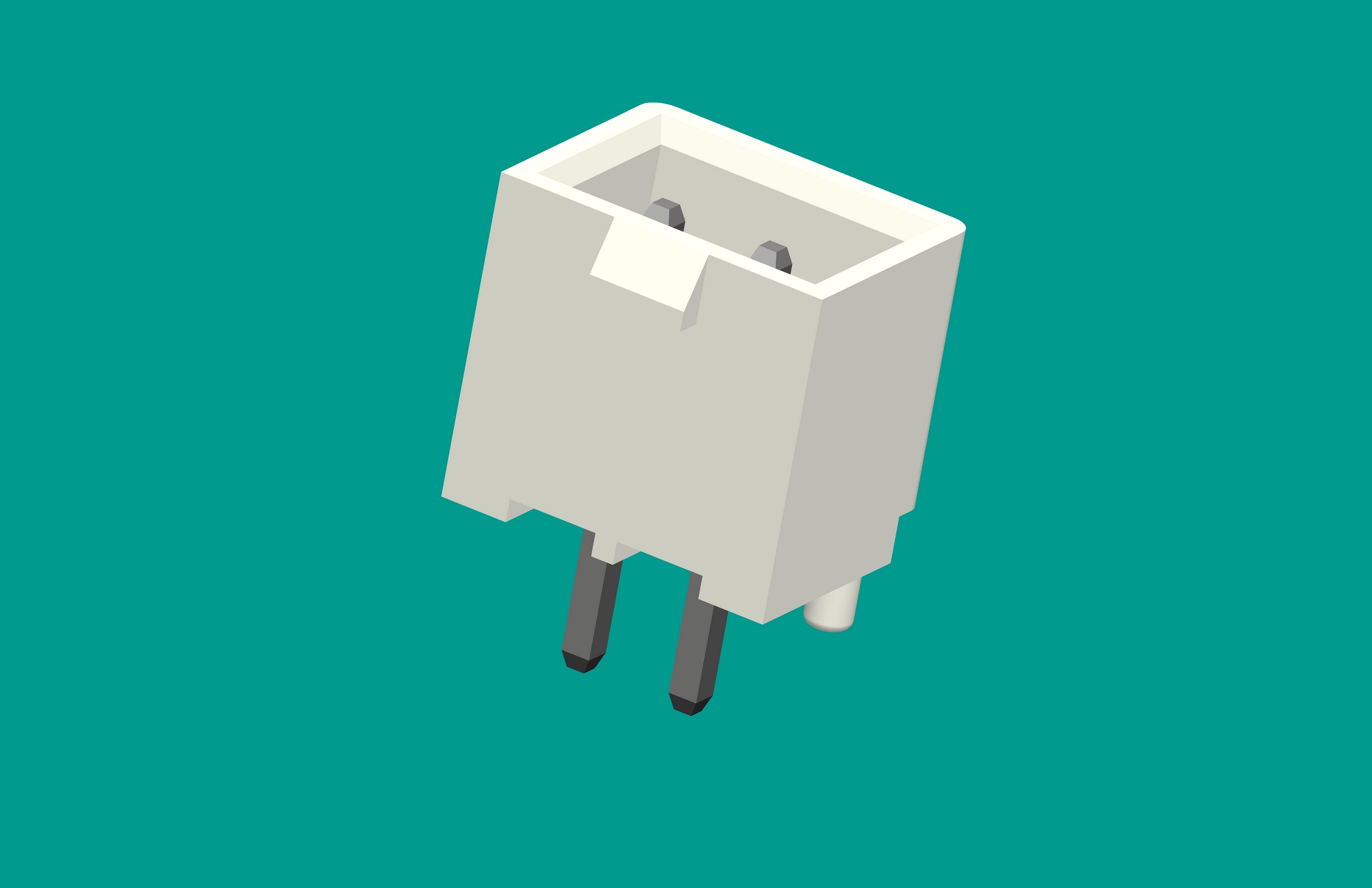 XH帶扣帶定位針座-2直針白色（無K點(diǎn)）