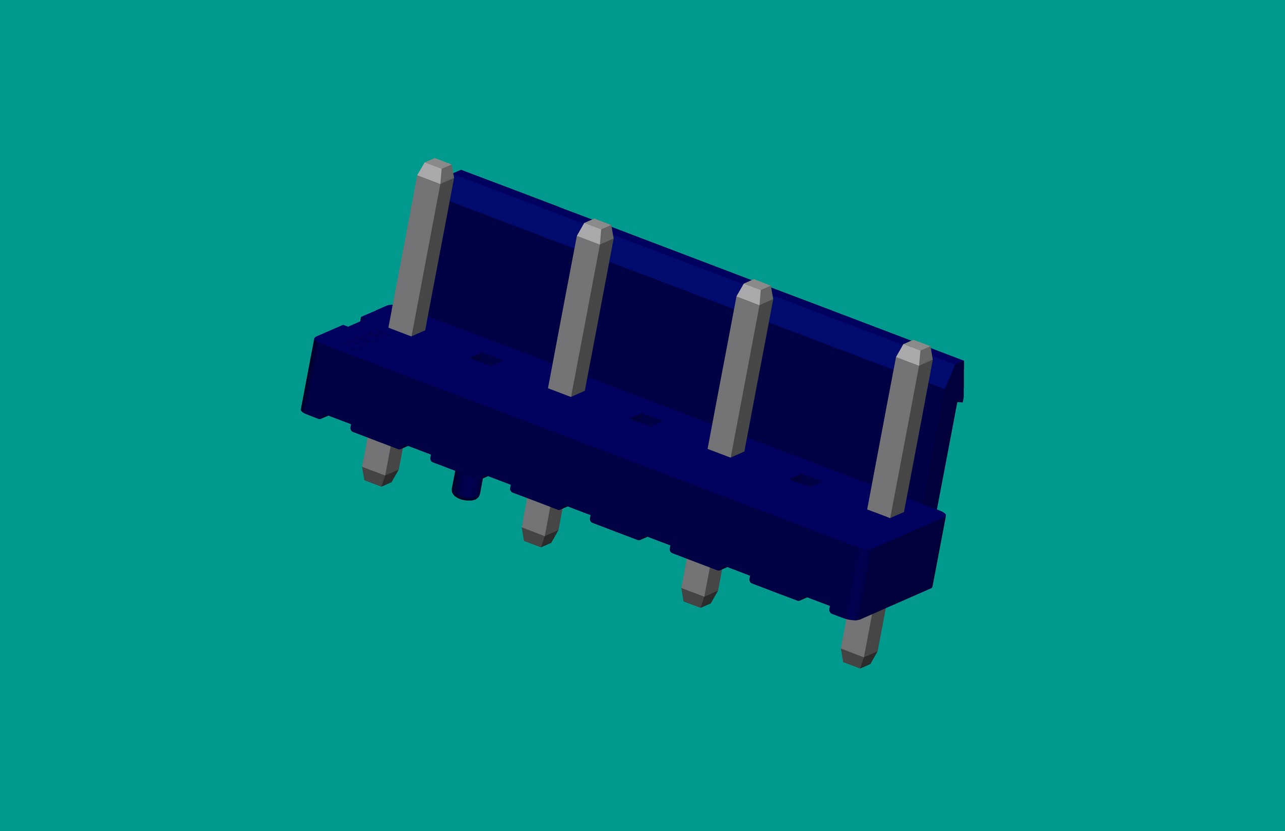 VH7A半包(缺2、4、6針)藍(lán)色帶定位針座