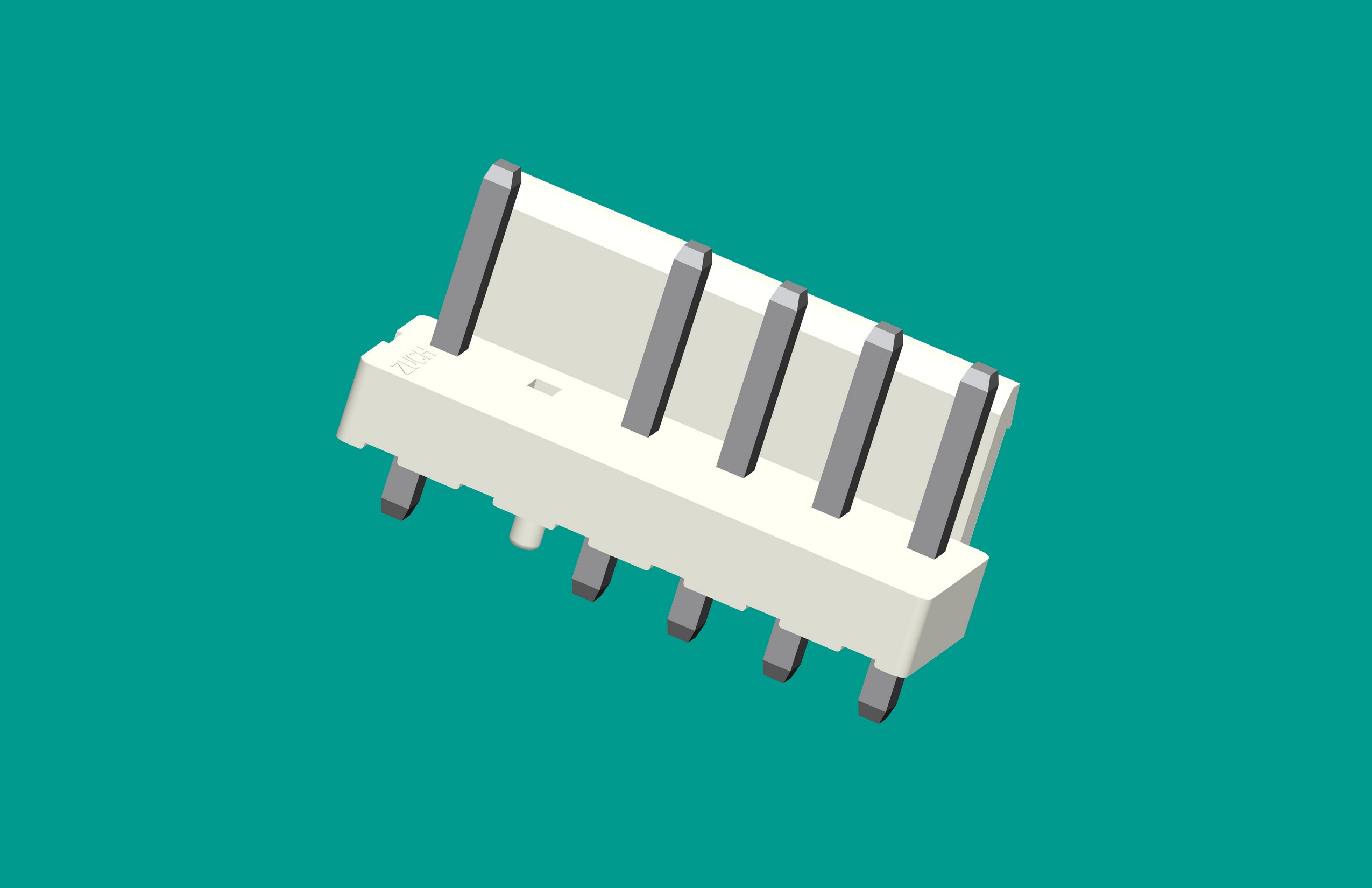 VH-6A-1（半包，帶定位，白色普通PA66）（缺第2針）