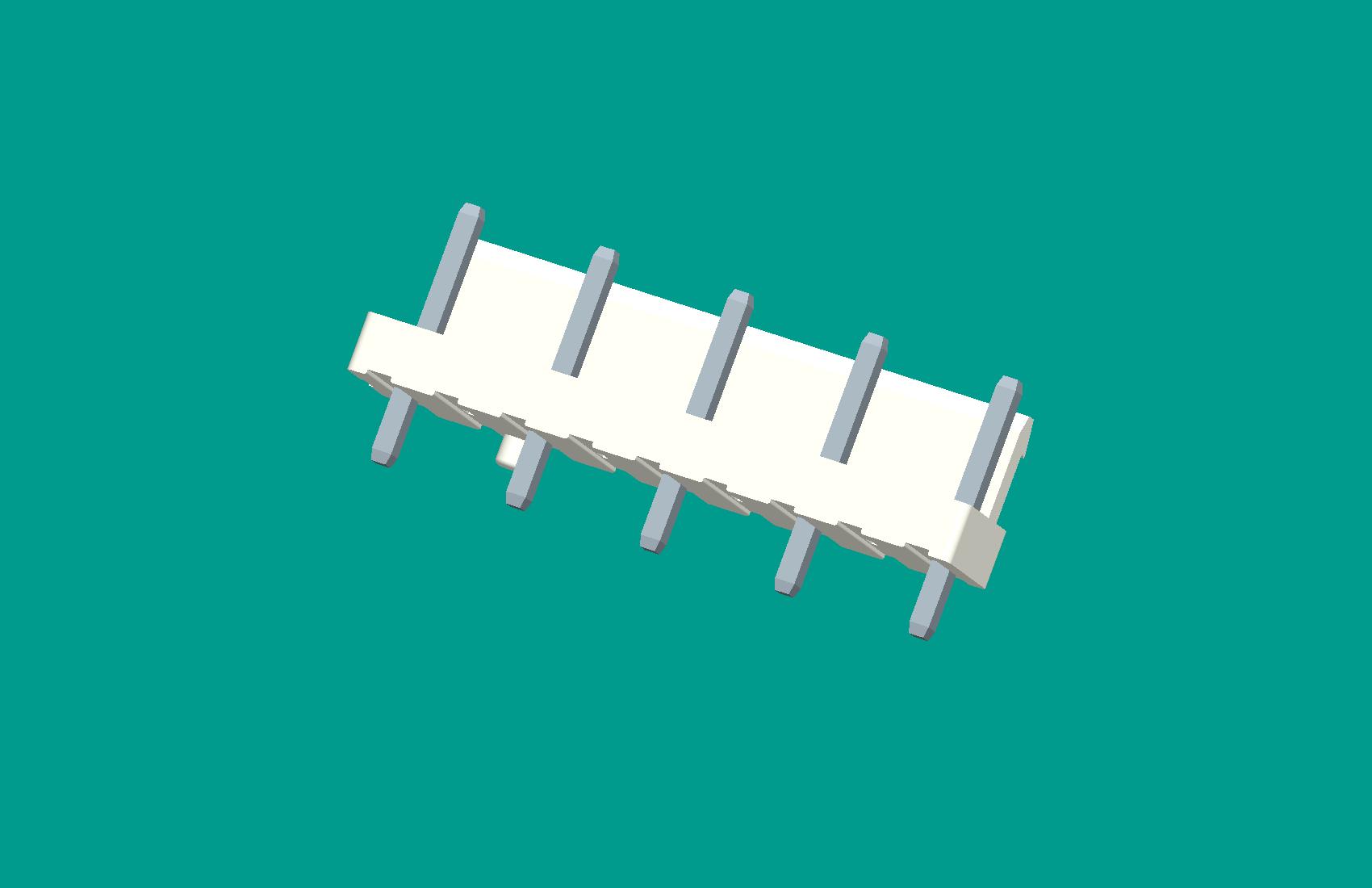 VH-9A5D1（半包防呆柱D1型，本色高灼熱絲）缺第2、4、6、8針