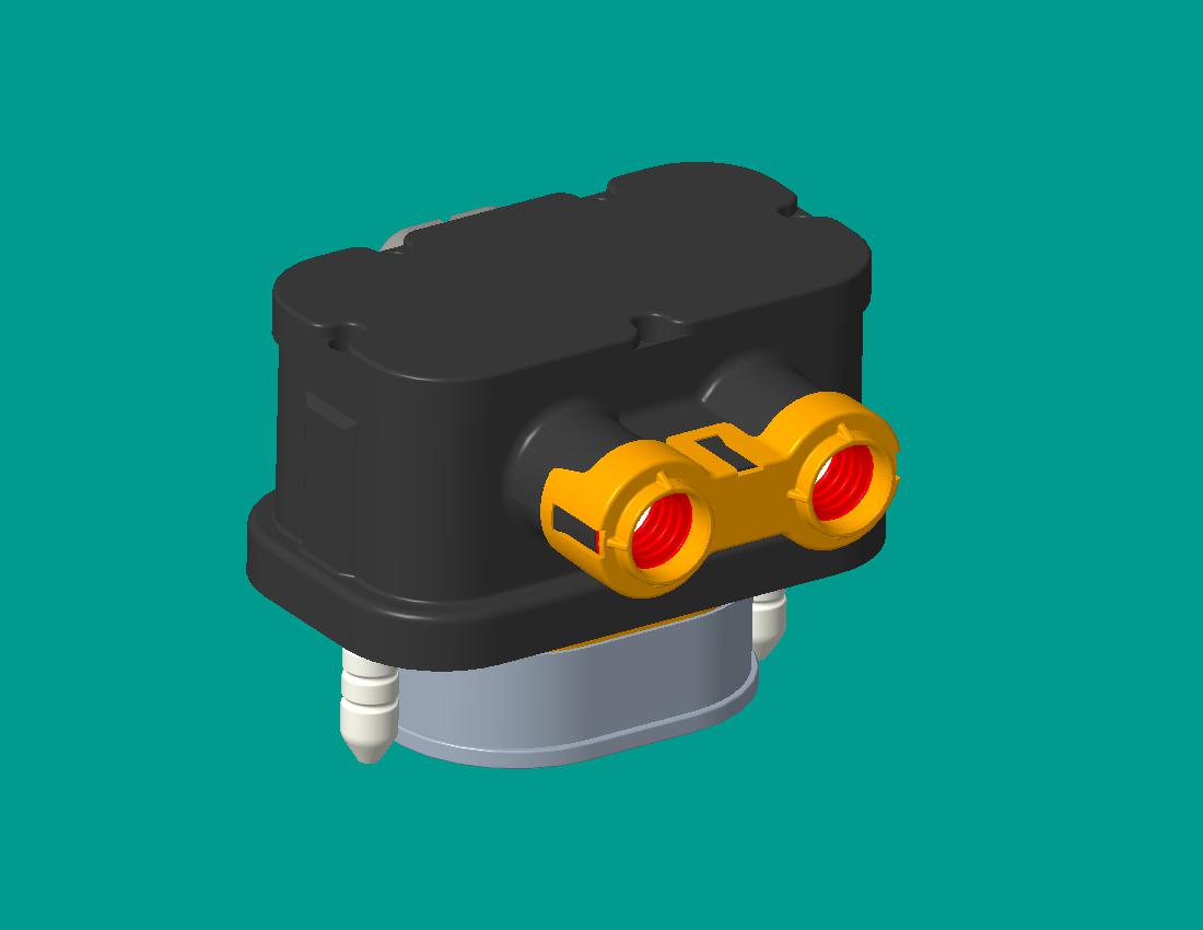 換電電池端連接器總成（億威）35mm2 側(cè)出線