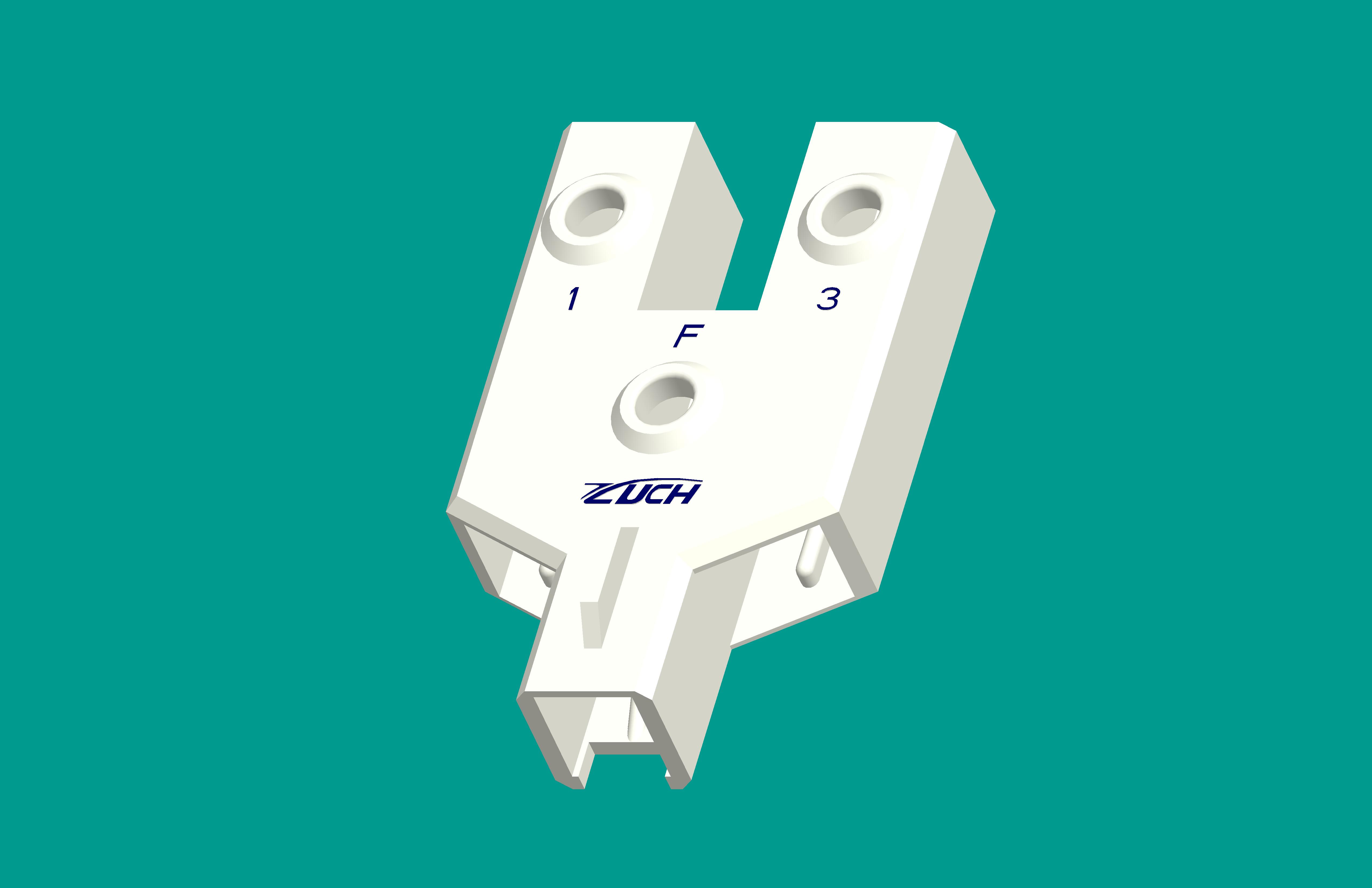 5806壓縮機塑殼B(3孔)/本色/高灼熱絲