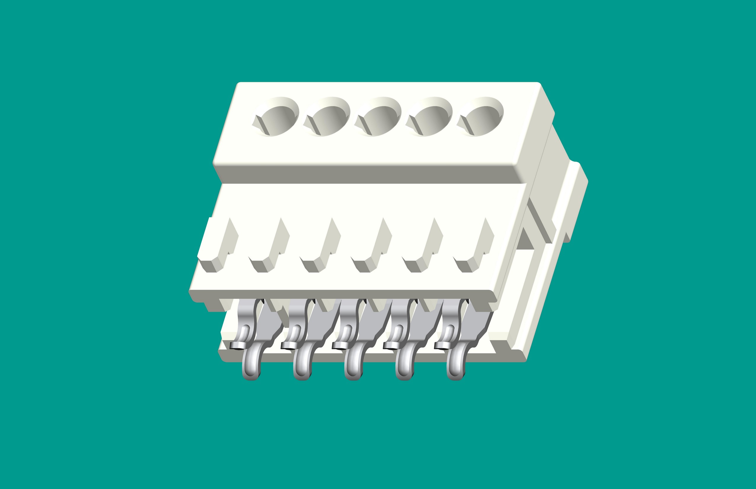 RAST2.5定位孔座5位