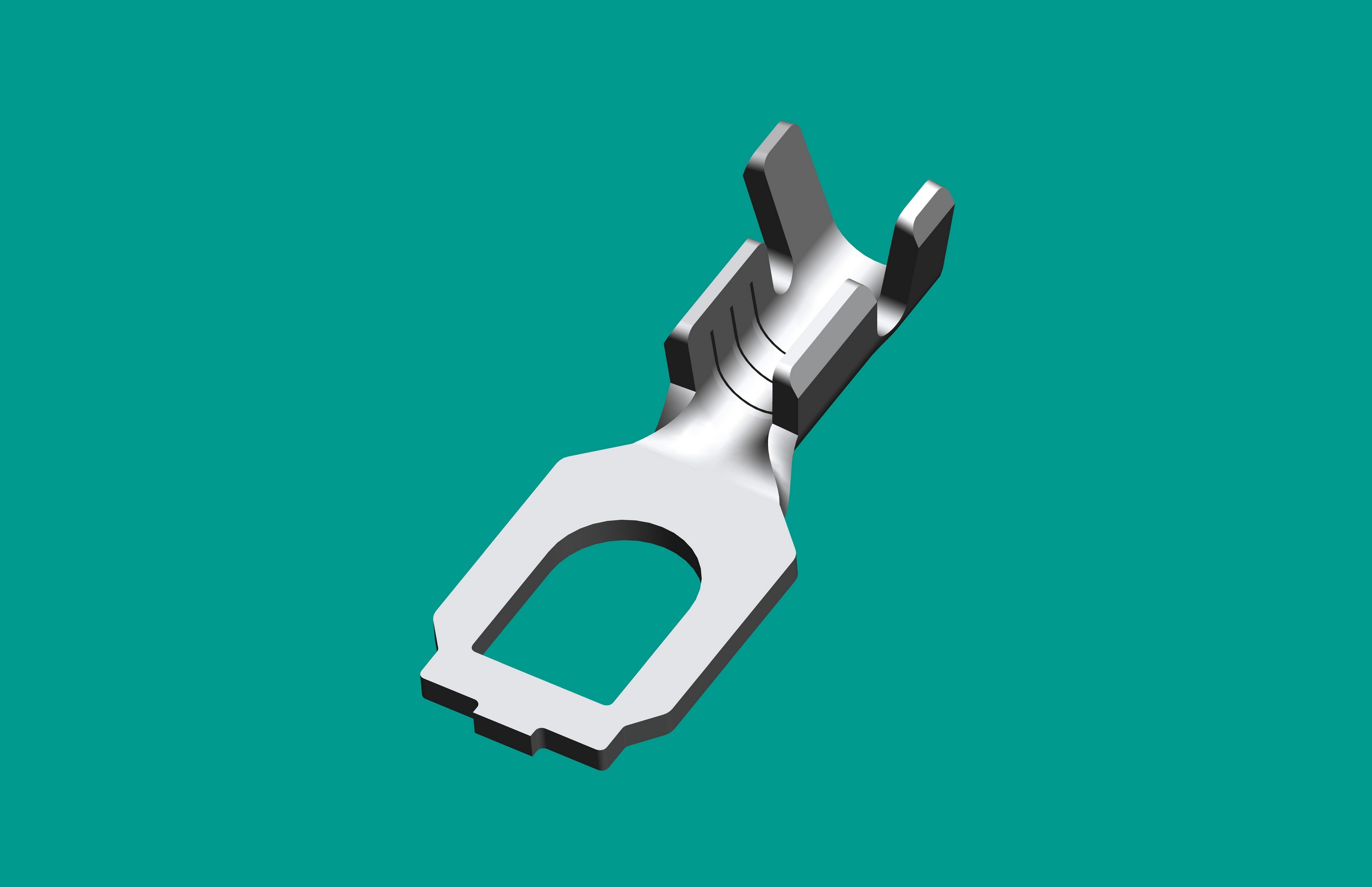 4.4*7.4U形端子低腳/鍍啞光/