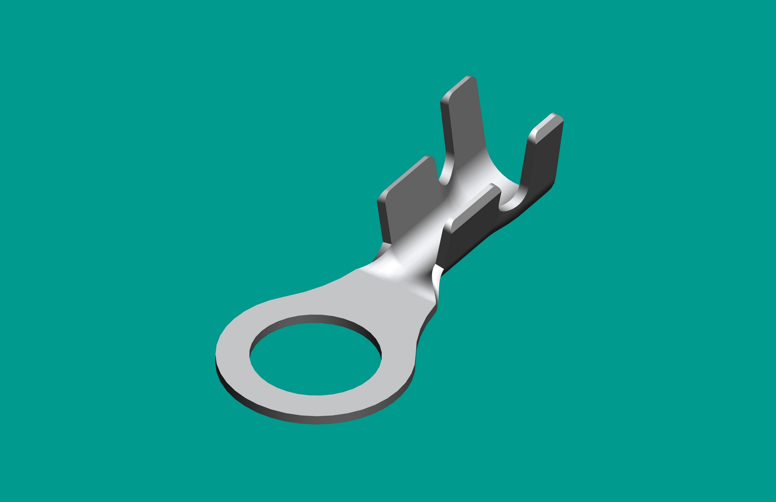 6.3*9.5環(huán)形端子低腳/鍍啞光/